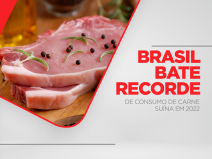 Brasil bate recorde de consumo de carne suína em 2022